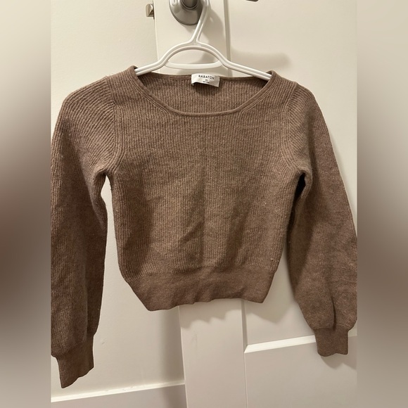 Babaton - Cropped Wool Sweater - XS - Picture 1 of 3